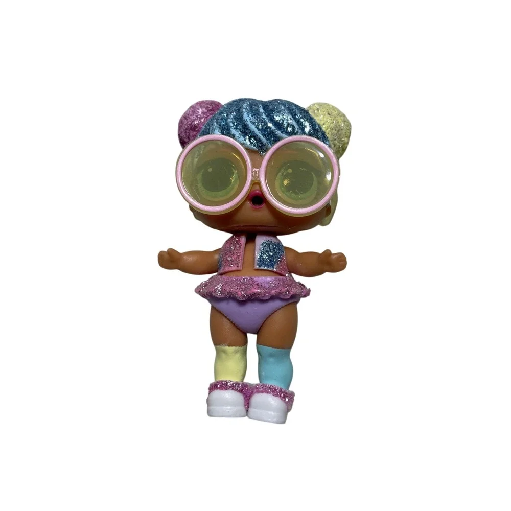 L O L Surprise Bling Series Doll Bon Bon Glitter Hair and Outfit Large Glasses
